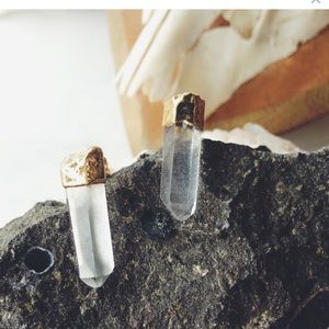 Quartz Spike Studs